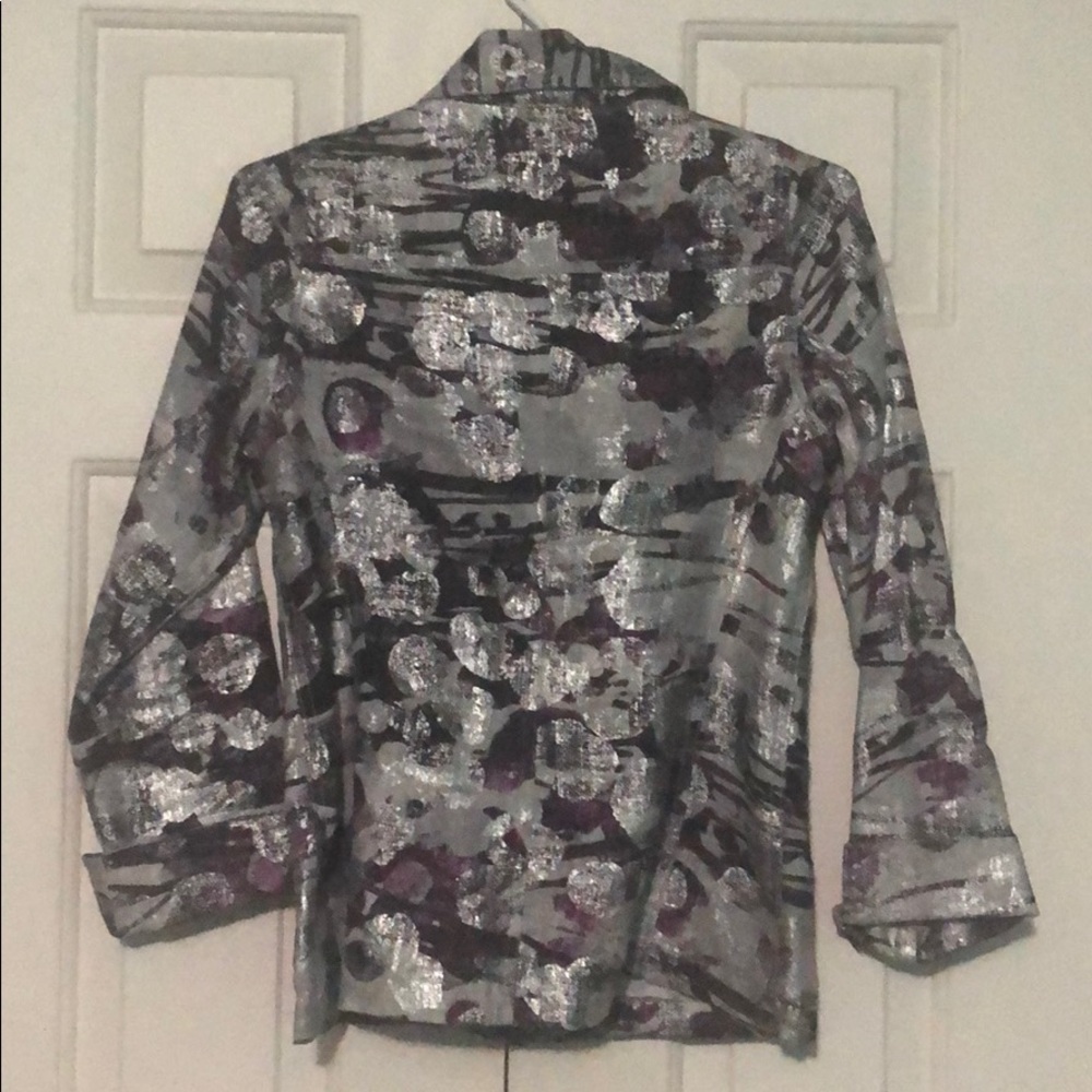 Chico’s Linen Jacket - Picture 2 of 2